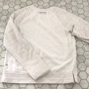 What vented back sweatshirt